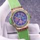 Hublot Big Bang Jeans Red&Green Rubber Strap Blue Dial Replica Watch (6)_th.jpg